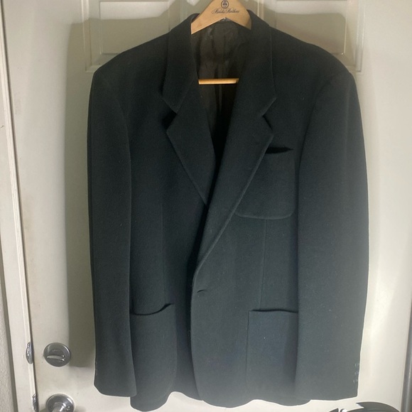 Giorgio Armani Vtg Soft 100% Wool Dinner Jacket EUC Blk. 22’ X 33’ X 21.’